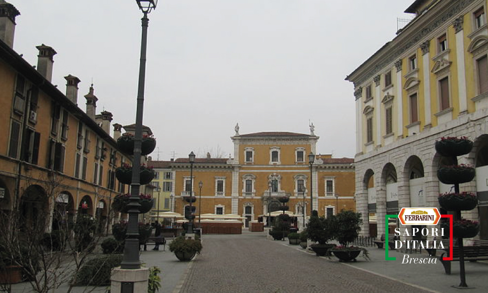 piazza del mercato brescia